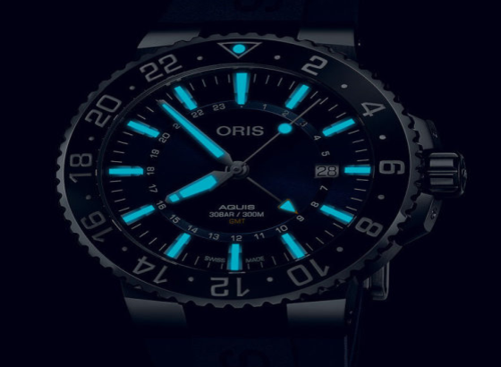 豪利時(shí)(Oris Aquis)GMT日期
