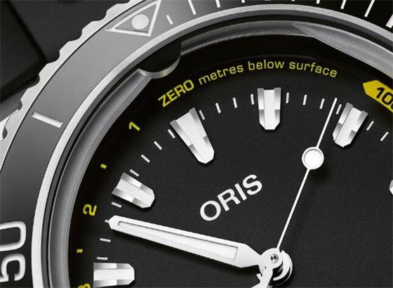 豪利時(Oris)推出第二代Aquis深度計潛水表