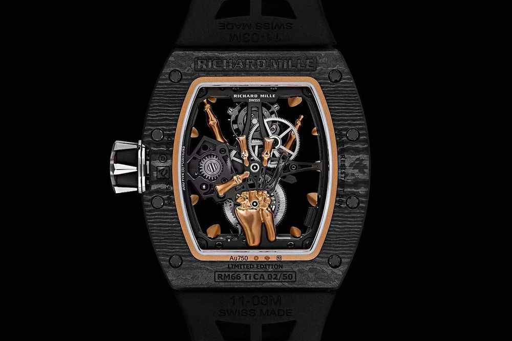 Richard Mille RM66 飛行陀飛輪腕表“搖滾的旗幟”